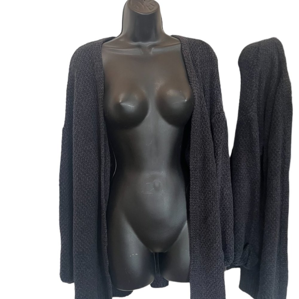 Women's Navy Casual Relaxed Fit Knit Cardigan XS/S